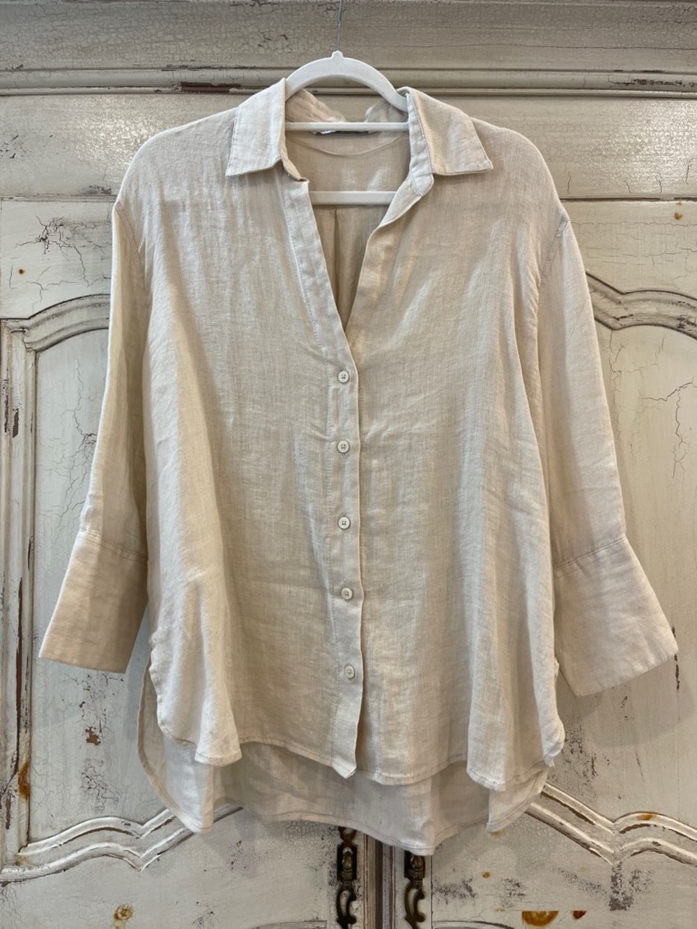 Zara Linen Button Up